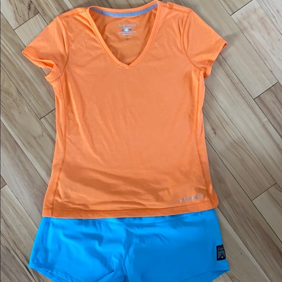brooks running vest womens orange